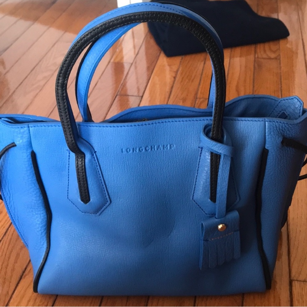 NWT💕 Longchamp Penelope Indigo & black - Picture 4 of 4